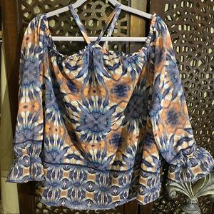 INC International Concepts Cold Shoulder Top